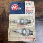 Ac Delco VB40FFM Marine Spark Plugs (QTY-2) Oem Nos. Fixed Price $10.50.
