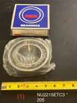 Nsk NU2215ETC3 Cylindrical Roller Bearing 75X130X31MM Polyamide Cage Nos Single. Fixed Price $143.00.