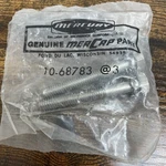 Mercury Quicksilver 10-68783 Screw (QTY-2) Oem Nos. Fixed Price $8.40.