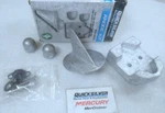 A43 Mercury Quicksilver 888756Q04 Aluminum Anode Kit Oem New Factory Boat Parts. Fixed Price $37.49.