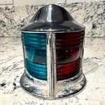 Awb Attwood 8020-2 Vintage Chrome Marine Boat Bow Navigation Red Green Light. Fixed Price $49.00.