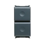 Gewiss GW30033 Unipolar Button 250VAC Na 16A Double Module Playbus. Fixed Price $23.19.