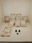 New Lot Of 8 0391652 Omc Shift Rod Scraper & O-ring Set Evinrude Johnson. Fixed Price $47.31.