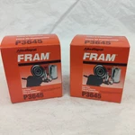Qty 2 Fram P3645 Fuel Filters. Fixed Price $36.00.
