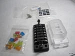 Electop 6 Way Fuse Block Blade Box With Negative Bus, Circuit Holder. Fixed Price $14.99.