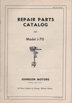 Vintage Johnson Outboard Motor Model J-70 Parts Manual P/n 12-104. Fixed Price $39.59.