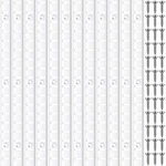 Yaocom 12 Pcs 36 Inch Shelf Pilaster Metal Mortise Mount Strip Adjus.... Fixed Price $60.04.
