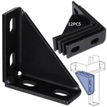 Yeesport 12 Packs 90 Degree Gusseted Fittings, Carbon Steel Q235 4 Hole Right.... Fixed Price $63.21.