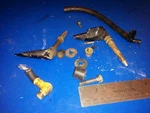 Nozzle 56712 Lever 36187A1 36188A1 Latch For Cover Mercury 45 4.5HP. Fixed Price $22.00.