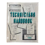 Mercury Mariner Outboards 90-816981960, Model Year 1996 Technicians Handbook. Fixed Price $32.99.