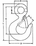 Chicago Hardware High Test Chain Clevis Grab Hook. Fixed Price $23.15.