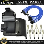 Ignition Coil W/ Module & Spark Plug Wire Set For Chevy Gmc Sierra D577 DR49. Fixed Price $48.89.