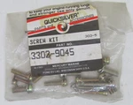 New Quicksilver Mercury Marine Boat Oem Screw Kit Part No. 3302-9045. Fixed Price $13.99.