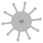 Jabsco Single Flat Drive Impeller. Fixed Price $81.98.