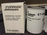 1973-1998 Omc Evinrude Johnson Marine V8 Oil Filter 502901 LF651. Fixed Price $24.99.