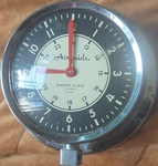 Airguide Marine Clock 7 Jewels 8 Day Metal Chicago Usa. Fixed Price $45.00.