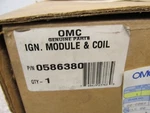 Johnson Evinrude Omc 0586380 Ign Module & Coil 586381. Fixed Price $1025.00.