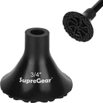 Supregear Cane Tip Replacement, 3/4 Inch Extreme Grip Non-slip Heavy Duty Rubber. Fixed Price $13.93.