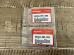 Honda N.o.s. Part # 90765-ZW1-000 You Are Purchasing Two ( 2 ) Items.. Fixed Price $12.00.