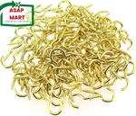 120 Pieces 3/4 Inch Cup Hooks, Screw-in Ceiling Self-tapping. Fixed Price $13.65.