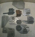 11 Vintage Metal Airguide Printing Plates Marine Compass Barometer Clock. Fixed Price $16.79.