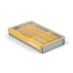 Plano Edge Flex 3700M Yellow Gray Portable Tackle Box With Custom Dividers. Fixed Price $42.99.