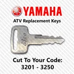 Yamaha Atv Replacement Keys Cut To Your Code 3201 - 3250. Fixed Price $9.95.