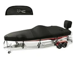 Fuprosico Ratchet Tite Boat Cover 17-19FT Heavy Duty 100% Waterproof Black New. Fixed Price $89.90.