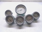 W4 Teleflex Inc Gauges Mph 3.75" Fuel Volt Temp Oil Trim 2.25" 6-PIECE Set. Fixed Price $74.95.