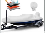 Solim Waterproof 1200D Pu Boat Motor Cover, 17-19' Marine Grade Straps. Fixed Price $95.99.