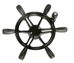 Winibo WH007 Aluminum 5-SPOKE Marine Boat Steering Wheel 13 1/2" Diameter .... Fixed Price $127.68.