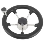 Novelbee 11-1/2 Inch Stainless Steel 5 Spoke Boat Marine Destroyer Black. Fixed Price $74.99.