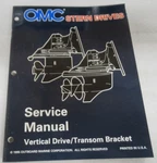 1995 Omc Stern Drives Vertical Drive/transom Bracket Service Manual P/n 507142. Fixed Price $8.99.