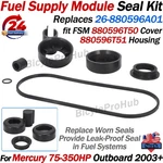 Fsm Gasket Seal Kit For Mercury 75-350 Hp 26-880596A01 & 880596T50 Cover Housing. Fixed Price $19.79.