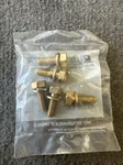 Lot Of 5 Mercury Quicksilver 10-29198 Screws Bolts W/ Lock Washers And Cap Oem. Fixed Price $10.00.