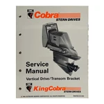 Omc Cobra / King Service Manual (508289) For "jv" Vertical Drive Transom. Fixed Price $20.00.