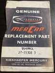 (lot Of 2) Mercury Quicksilver Gasket 27-85488 27-55308 Oem Nos Boat Part. Fixed Price $7.00.