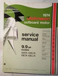 Omc JM-7404 506892 1974 Johnson 9.9 Hp Outboard Service Manual. Fixed Price $39.95.