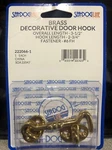Sea-dog 222066-1 Cast Brass Decorative Door Hook 3-1/2". Fixed Price $13.95.