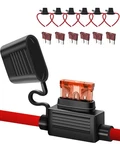 6 Pack Gauge Inline Fuse Holder 12V - 10AWG Automotive Blade W.... Fixed Price $22.39.