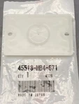 Honda 45518-MB4-671 Plate, Diaphragm 45518-HM5-630 New Genuine. Fixed Price $18.62.