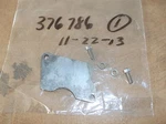 Omc Evinrude Johnson Plate Assembly 376786 Vintage Part. Fixed Price $15.25.