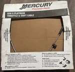 883720A11 Mercury Gen Ii Platinum Throttle Shift Control Cable 11'. Fixed Price $35.00.