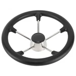 Novelbee 13-1/2 Inch Stainless Steel 5 Spoke Boat Marine Destroyer Steering W.... Fixed Price $77.42.