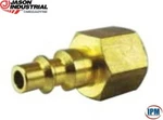 Jason QPF06B Brass Air Coupler, Quick Connect Plug X Female 3/8" Npt Factory New. Fixed Price $8.82.