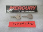A30K Mercury Quicksilver 30431119 Key #119 Set Of 2 Oem New Factory Boat Parts. Fixed Price $9.33.