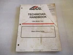 1994 Mercruiser Stern Drive Units Technician's Handbook Manual P/n 90-806534940. Fixed Price $10.36.