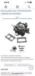 Oem Mercruiser Carb 3310-864943A01. Fixed Price $300.00.