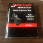 Mercruiser Service Manual #14 Alpha Sterndrives, Gen 2, Good Shape Oem. Fixed Price $149.99.