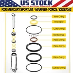 Mercury Mariner Force Outboard Trim Tilt Cylinder Seals Rebuild Kit 813432A3. Fixed Price $21.91.